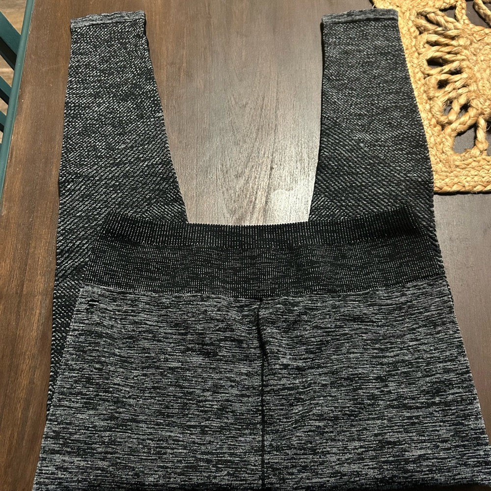 Fabletics Charcoal and Black Leggings